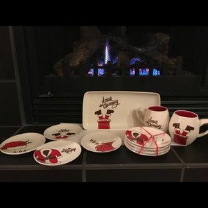 Magenta Down the Chimney Christmas Set